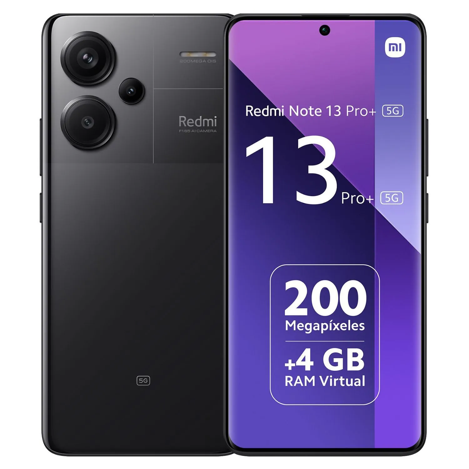 Xiaomi Redmi Note 13 Pro Plus 512GB 12RAM Color Negro